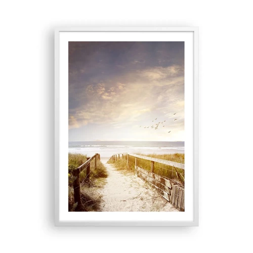 Poster in white frmae - Space of Tranquility - 50x70 cm