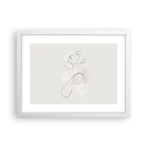 Poster in white frmae - Spiral of Beauty - 40x30 cm