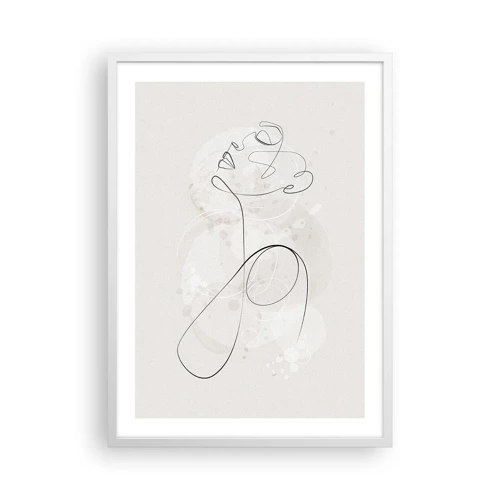 Poster in white frmae - Spiral of Beauty - 50x70 cm