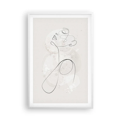 Poster in white frmae - Spiral of Beauty - 61x91 cm