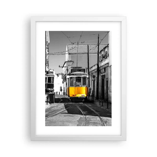 Poster in white frmae - Spirit of Lisbon - 30x40 cm