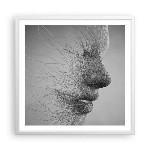Poster in white frmae - Spirit of the Wind - 60x60 cm