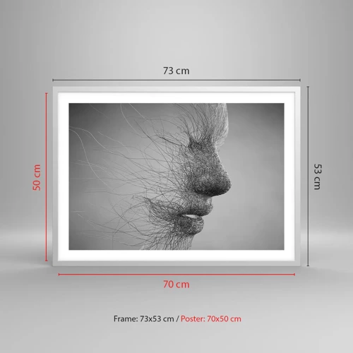 Poster in white frmae - Spirit of the Wind - 70x50 cm