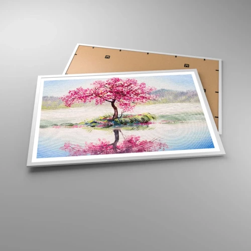 Poster in white frmae - Spring Holiday - 91x61 cm