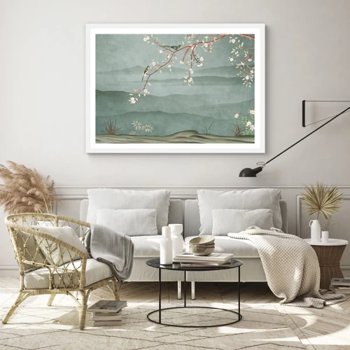 Poster in white frmae - Spring, It Is You - 50x40 cm