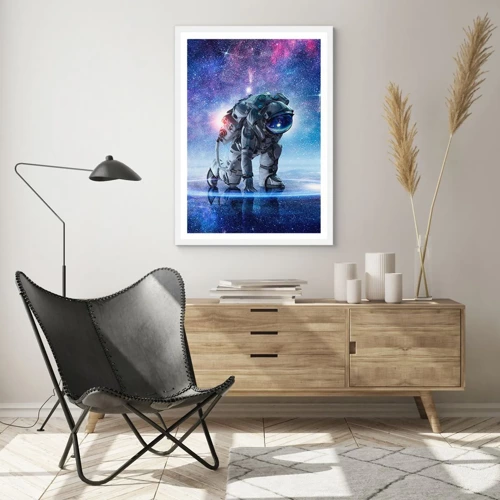 Poster in white frmae - Starry Night above Me - 40x50 cm