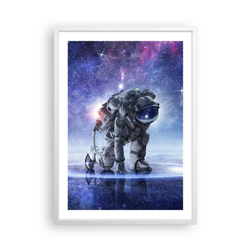 Poster in white frmae - Starry Night above Me - 50x70 cm