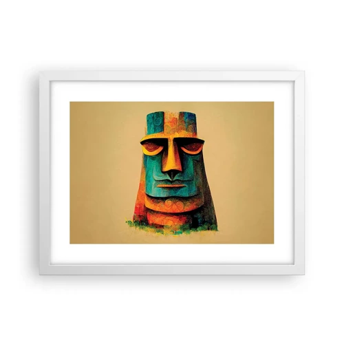 Poster in white frmae - Statuesque but Friendly - 40x30 cm