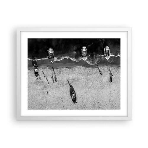 Poster in white frmae - Still on the Shore… - 50x40 cm