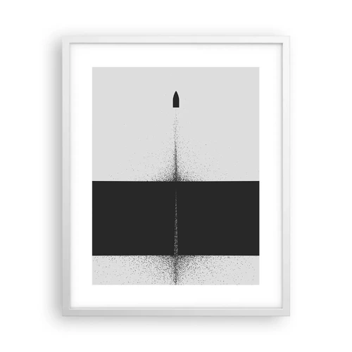 Poster in white frmae - Straight to the Point - 40x50 cm