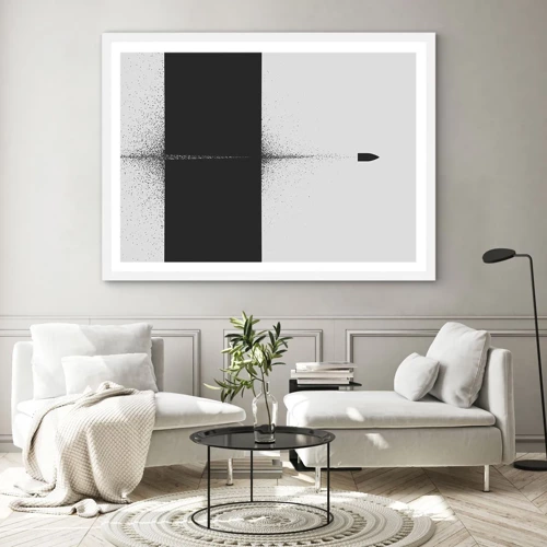 Poster in white frmae - Straight to the Point - 91x61 cm
