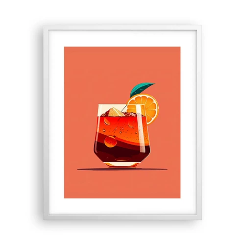 Poster in white frmae - Summer Refreshment - 40x50 cm