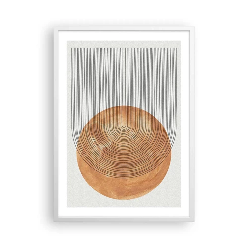 Poster in white frmae - Sunny Composition - 50x70 cm