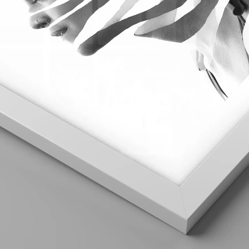 Poster in white frmae - Surrealistic Portrait - 100x70 cm