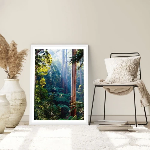 Poster in white frmae - Tale of a Forest - 30x40 cm