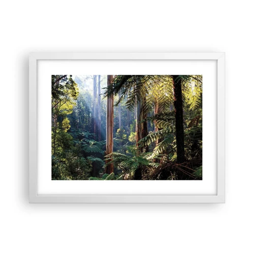 Poster in white frmae - Tale of a Forest - 40x30 cm