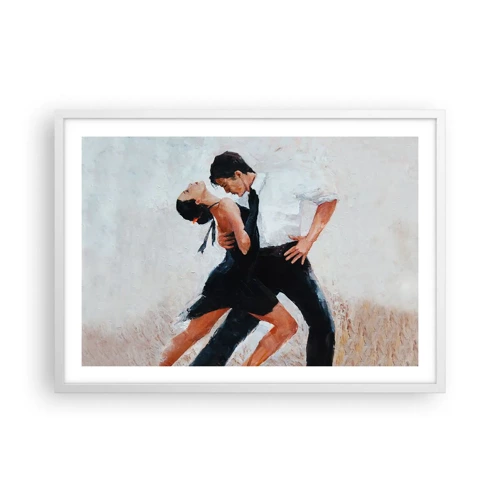 Poster in white frmae - Tango of My Dreams - 70x50 cm