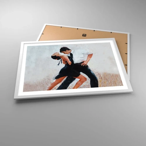 Poster in white frmae - Tango of My Dreams - 70x50 cm