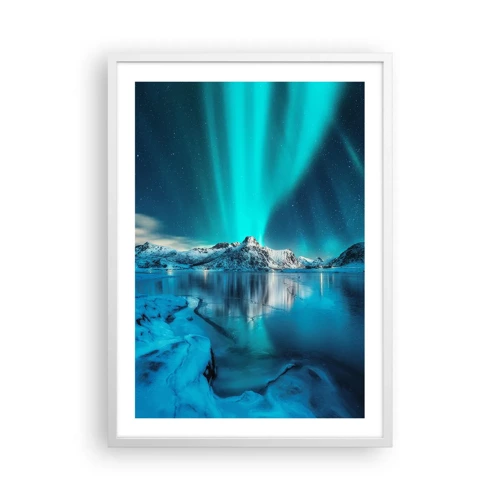 Poster in white frmae - The Night of Light - 50x70 cm