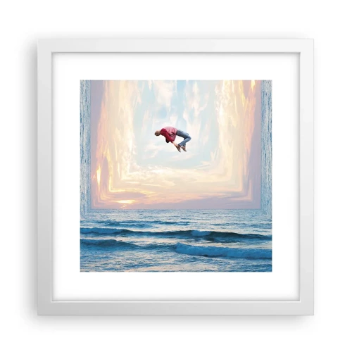 Poster in white frmae - To Another Dimension - 30x30 cm