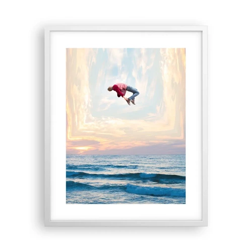 Poster in white frmae - To Another Dimension - 40x50 cm