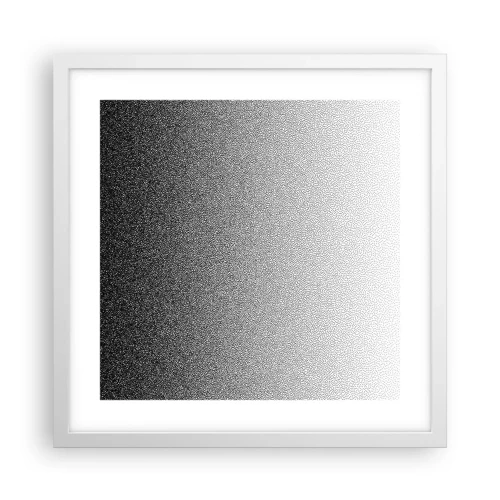 Poster in white frmae - Towards Light - 40x40 cm