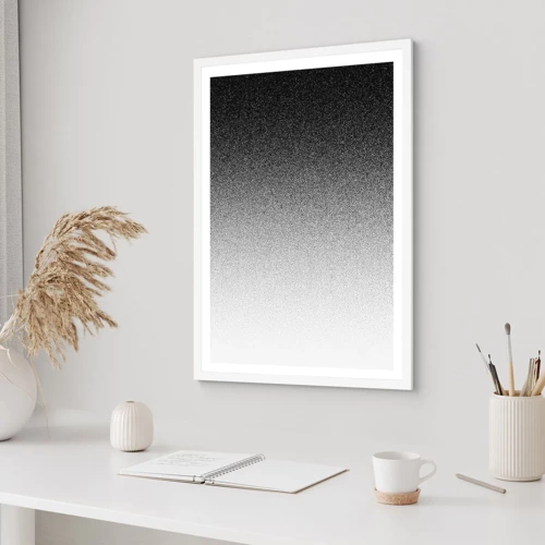 Poster in white frmae - Towards Light - 50x70 cm