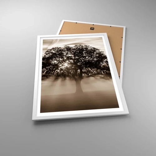 Poster in white frmae - Tree of Good Knowledge - 50x70 cm