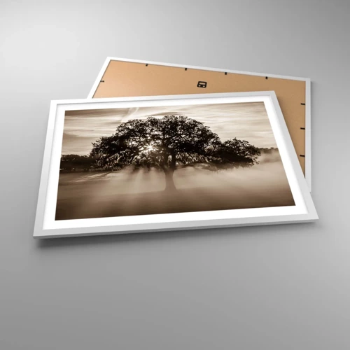 Poster in white frmae - Tree of Good Knowledge - 70x50 cm