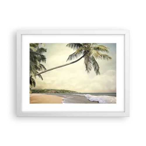 Poster in white frmae - Tropical Dream - 40x30 cm