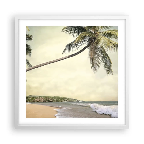 Poster in white frmae - Tropical Dream - 50x50 cm