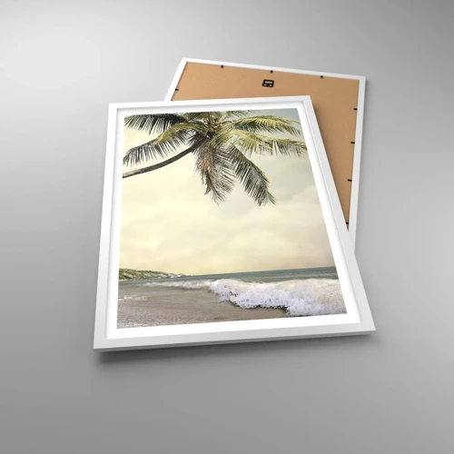 Poster in white frmae - Tropical Dream - 50x70 cm