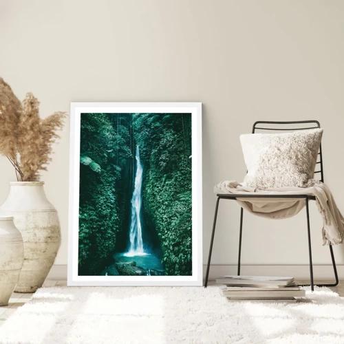 Poster in white frmae - Tropical Spring - 70x100 cm