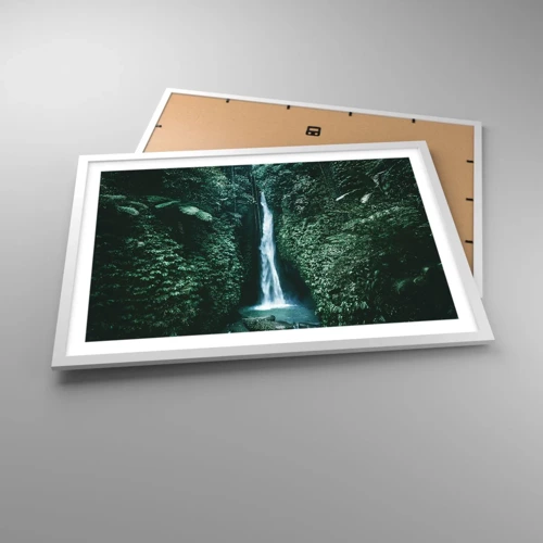 Poster in white frmae - Tropical Spring - 70x50 cm
