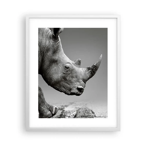Poster in white frmae - Uncontrolled Power - 40x50 cm