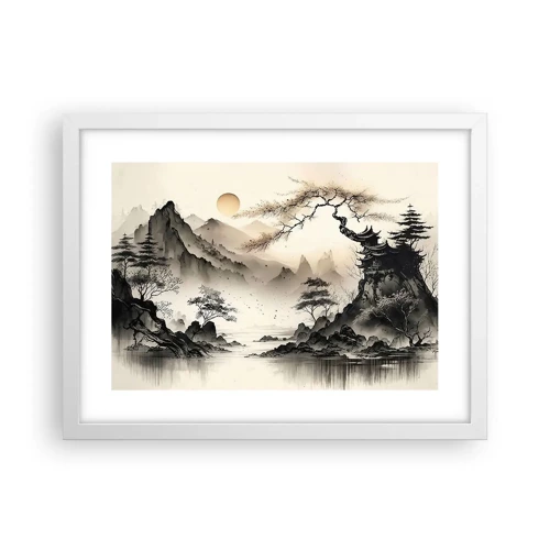 Poster in white frmae - Unique Charm of the Orient - 40x30 cm