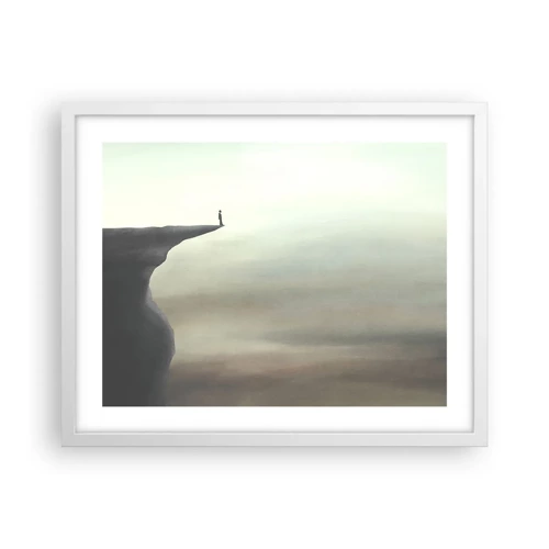 Poster in white frmae - Upwards, Naturally! - 50x40 cm