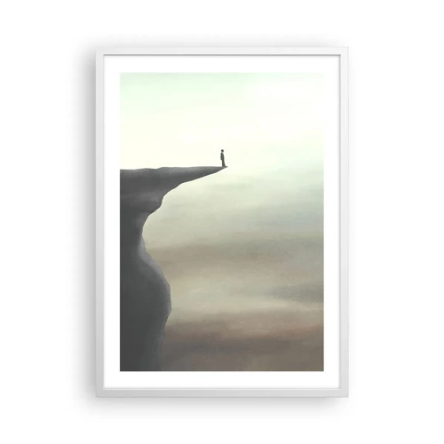 Poster in white frmae - Upwards, Naturally! - 50x70 cm