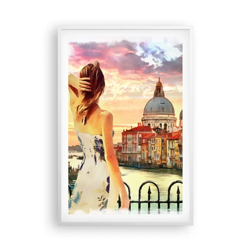 Poster in white frmae - Venice Adventure - 61x91 cm