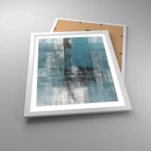 Poster in white frmae - Water and Air - 40x50 cm