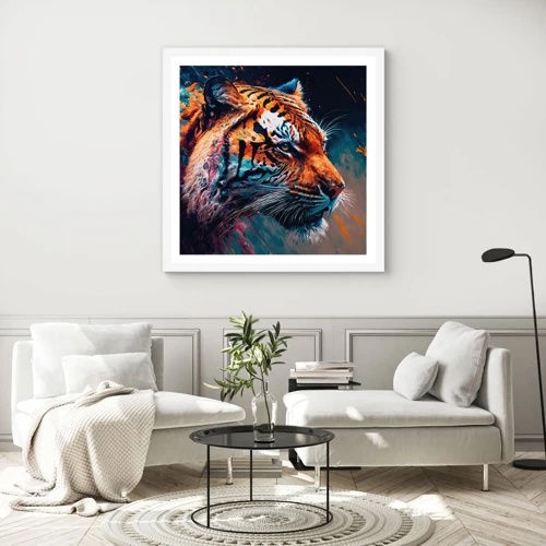 Poster in white frmae - Wild Beauty - 30x30 cm