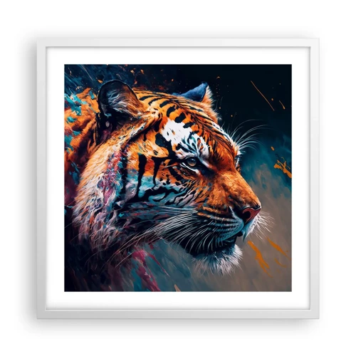 Poster in white frmae - Wild Beauty - 50x50 cm