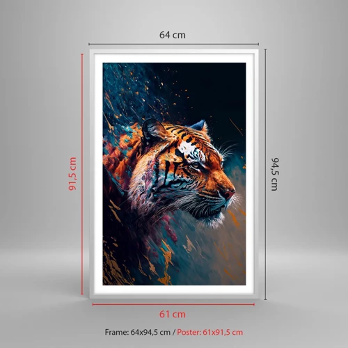 Poster in white frmae - Wild Beauty - 61x91 cm