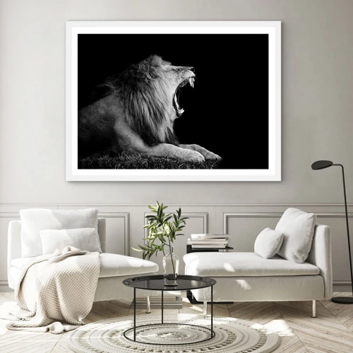 Poster in white frmae - Without Any Doubt - 70x50 cm