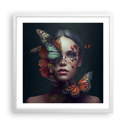 Poster in white frmae - Wonderful Metamorphosis - 50x50 cm