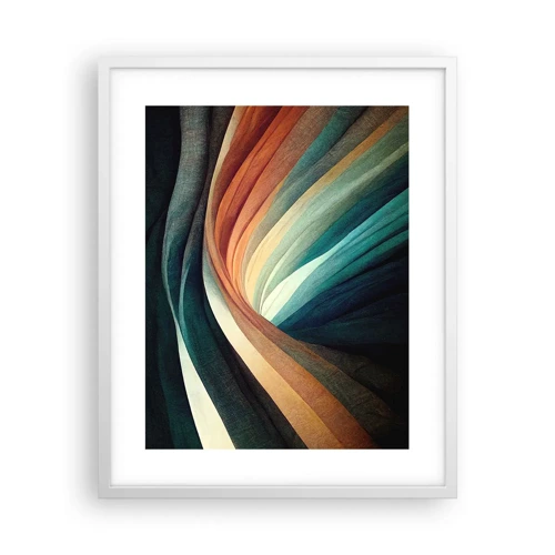 Poster in white frmae - Woven from Colours - 40x50 cm