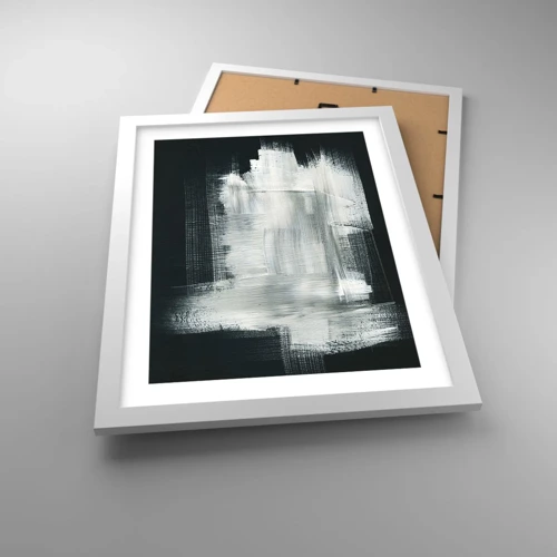 Poster in white frmae - Woven from the Vertical and the Horizontal - 30x40 cm