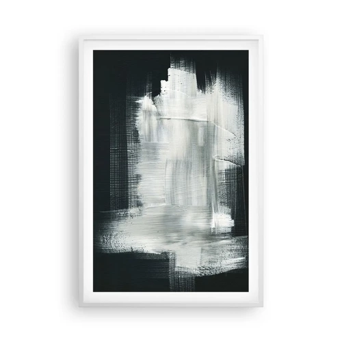 Poster in white frmae - Woven from the Vertical and the Horizontal - 61x91 cm