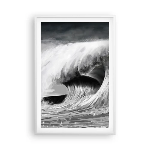 Poster in white frmae - Wrath of the Ocean - 61x91 cm