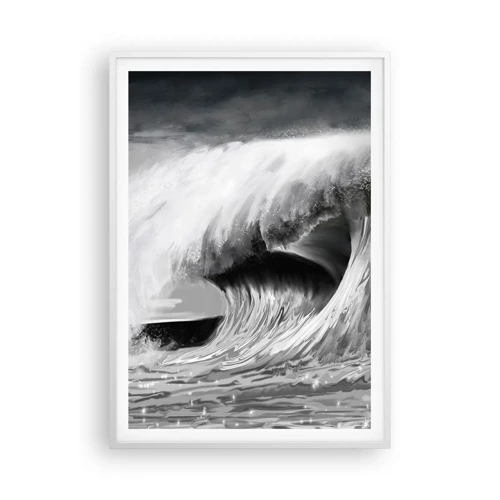 Poster in white frmae - Wrath of the Ocean - 70x100 cm